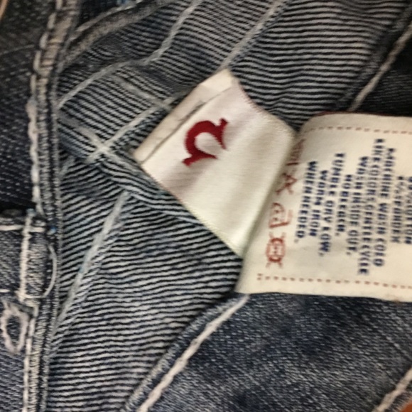 Women’s true religion size 25 bobby row set blue - Picture 5 of 6